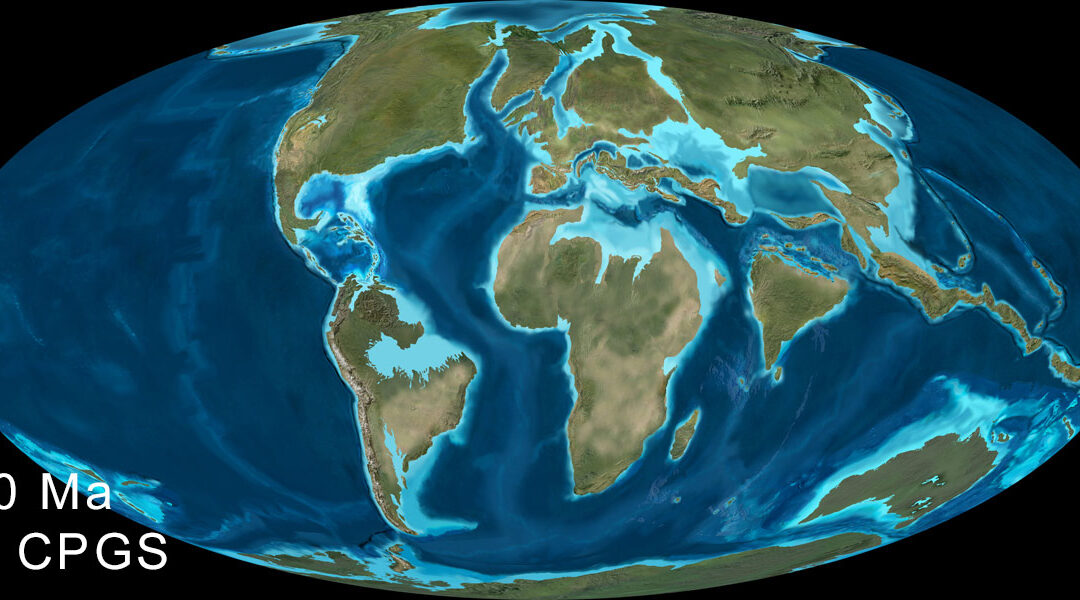 50 Ma Paleogene-Eocene